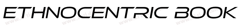 Ethnocentric Book It字体转换